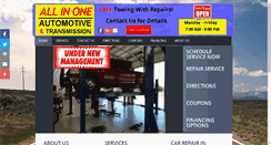 Desktop Screenshot of allinoneautomotive.com